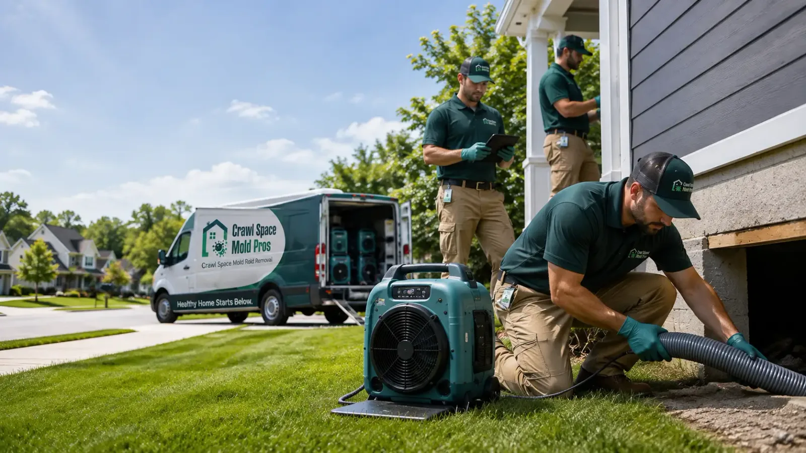 Crawl Space Mold Removal in Ryan, IA